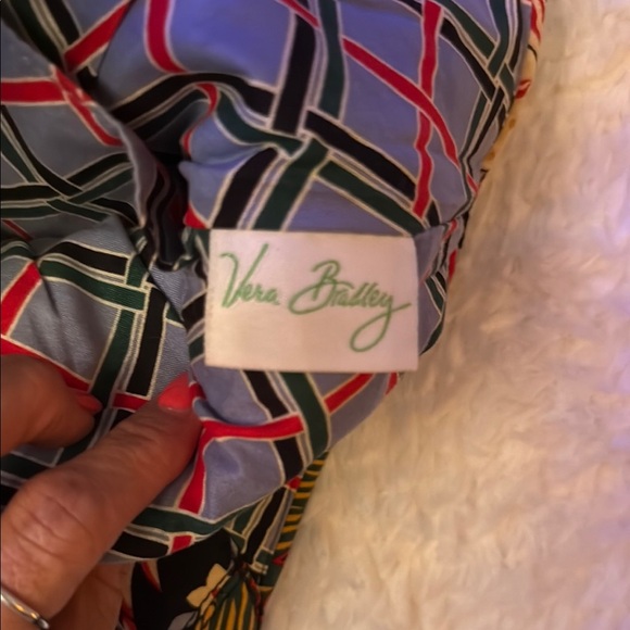 Vera Bradley Black and Red Paisley Shoulder Bag - Picture 2 of 7